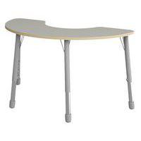 Table Eko haricot 146 x 68 cm réglable T1 à T3 - gris - Image principale