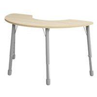 Table Eko haricot 146 x 68 cm réglable T3 à T6 - bouleau - Image principale