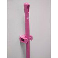 Lot de 5 Support mural hygiénique - Clip Grip - 8,3cm - Rose - Image 2