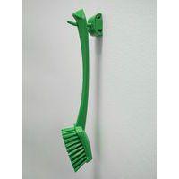 Lot de 5 Support mural hygiénique - Crochet simple - 4,15cm - Vert thumbnail image 2