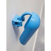 Lot de 5 Support mural hygiénique - Clip Grip - 8,3cm - Bleu - Image 2