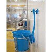 Lot de 5 Support mural hygiénique - Crochet simple - 4,15cm - Bleu - Image 4