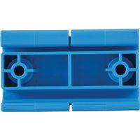 Lot de 5 Support mural hygiénique - Double crochet - 8,3cm - Bleu thumbnail image 3