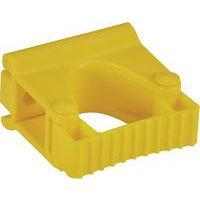 Lot de 5 Support mural hygiénique - Clip Grip - 8,3cm - Jaune - Image principale
