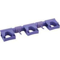 Lot de 5 Support Mural Hygiénique Hi-Flex - 42cm - Violet - Image principale