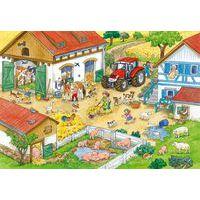 Lot de 2 puzzles bonheur à la ferme - Ravensburger