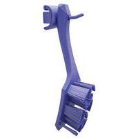 Lot de 5 Support mural hygiénique - Crochet simple - 4,15cm - Violet thumbnail image 2