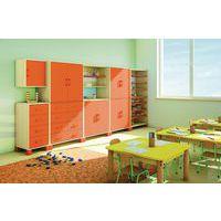 Armoire basse Confetti avec pieds 2 portes à clé - Image 4