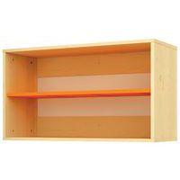 Etagère murale Confetti largeur 92 cm - finition orange - Image principale