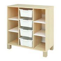 Meuble bas Confetti avec pieds et 4 bacs - Image principale