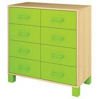 Armoire basse Confetti avec pieds et 8 tiroirs thumbnail image 4