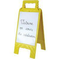 Chevalet avec message effaçable blanc / jaune - Novap thumbnail image 5