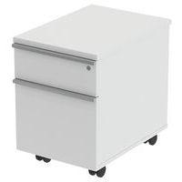Caisson Mobile 2 tiroirs 43 x 60 ht 59 cm Blanc - Image principale