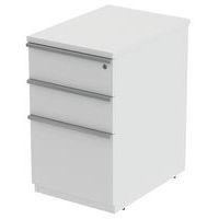Caisson Fixe 3 tiroirs 43 x 60 ht 72 cm blanc - Image principale