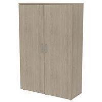 Armoire Portes Battantes 120 x 45 ht 180 cm Chêne gris - Image principale