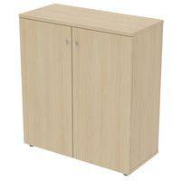 Armoire mi haute portes battantes largeur 100 cm - Image 2