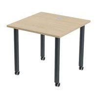 Table de réunion Tubo à roulettes 80 x 80 cm thumbnail image 8