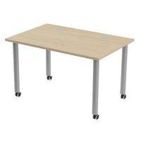 Table de réunion Tubo à roulettes 120 x 80 cm thumbnail image 7