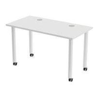 Table de réunion Tubo à roulettes 120 x 60 cm - Image 3