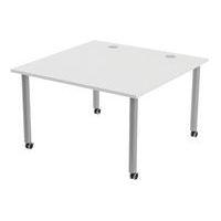 Table de réunion Tubo à roulettes 120 x 120 cm thumbnail image 7