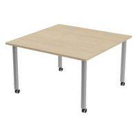 Table de réunion Tubo à roulettes 120 x 120 cm thumbnail image 5