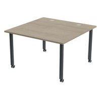 Table de réunion Tubo à roulettes 120 x 120 cm thumbnail image 9