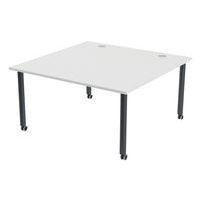 Table de réunion Tubo à roulettes 140 x 140 cm thumbnail image 6