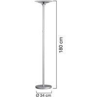 Lampadaire Variaglass Led gris métal prise europe - Image 4