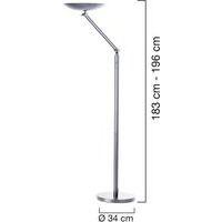 Lampadaire Varialux Led gris articule prise europe thumbnail image 3