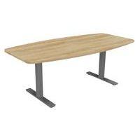 Bureau forme tonneau hauteur réglable électrique EVO thumbnail image 5