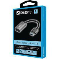 Boîtier de capture HDMI vers USB-A - Sandberg thumbnail image 3