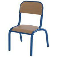 Chaise Atlas 4 pieds chants protégés T1 coloris bleu - Image principale