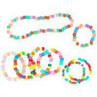 Lot de 6200 perles plastiques Ø9 et 6mm + 100m fils + 5pots - Image 4