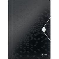 Lot de 10 Chemise 3 rabats en polypropylène Leitz Wow noir - Image principale