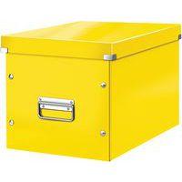 6 Boite de rangement cubique L Click & Store Wow - jaune - Leitz - Image principale