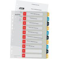 Lot de 10 Intercalaires imprimables - numérique 1-10 -  Cosy - Leitz thumbnail image 5