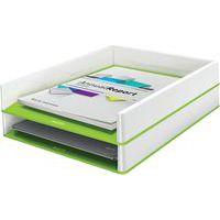 Lot de 4 Corbeille à courrier Dual - vert - Leitz thumbnail image 3