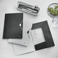 Lot de 10 Chemise 3 rabats en polypropylène Leitz Wow noir - Image 4