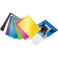 Lot de 10 Chemise 3 rabats en polypropylène Leitz Wow noir - Image 5