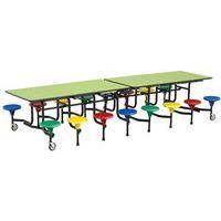 Table mobile junior rectangulaire 16 assises Taille 3 - Sico