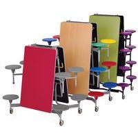 Table mobile Solution  junior rectangulaire 12 sieges - L245 T3 taupe/gris - Image 4