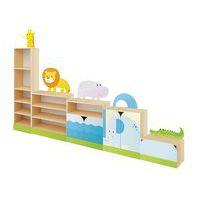 Ensemble de meubles de rangement 369 x 166 x 38 cm - jungle - Image principale