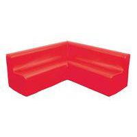 Banquette d'angle - rouge - Image principale