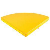 Tapis d'angle en mousse jaune - Image principale