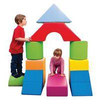 Donjon en mousse pour construction créative - 10 pièces - Image principale