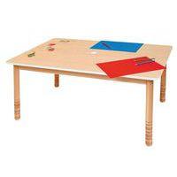 Table rectangulaire réglable 48 à 58 cm
