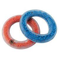 Anneaux transparent avec perles