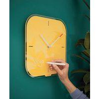 Horloge murale en verre  Cosy, jaune thumbnail image 3