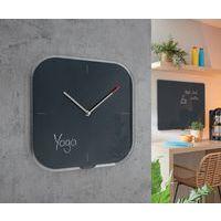 Horloge murale en verre  Cosy, gris thumbnail image 2