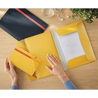 10 Chemise 3 rabats polypropylène avec pochette Leitz Cosy jaune thumbnail image 3